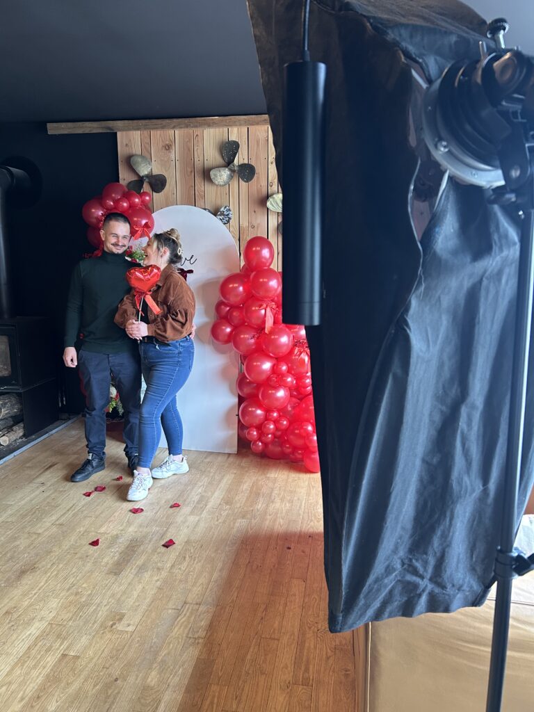 photo mini séance photo saint valentin avec Camille Happy Event à Crozon